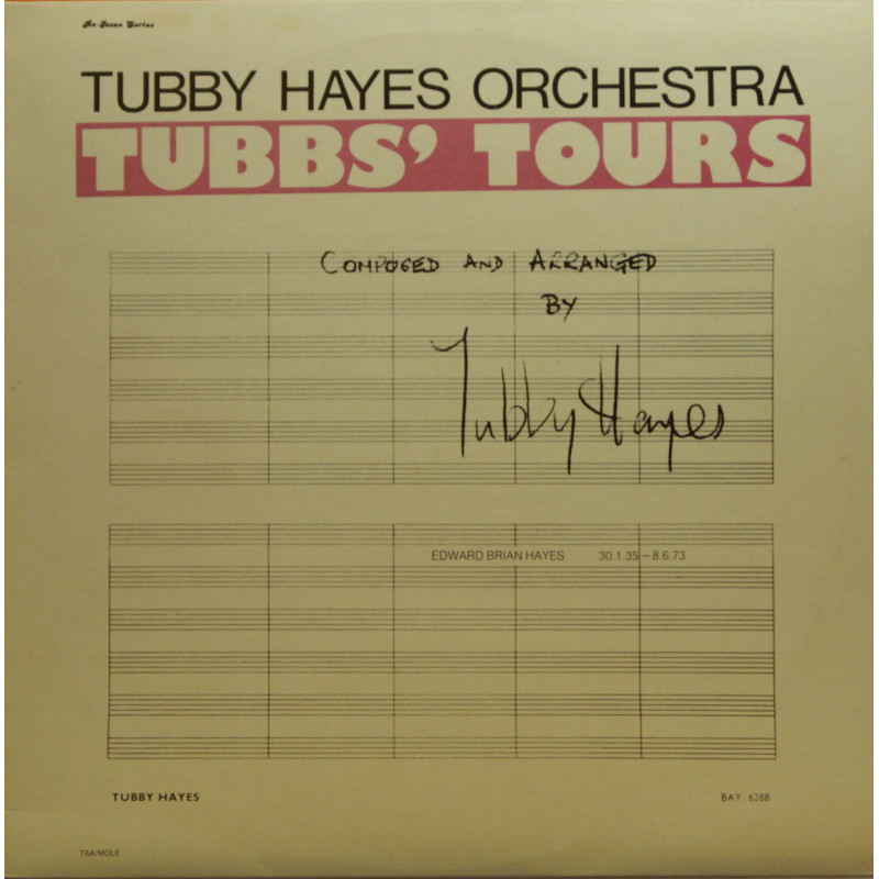Tubby Hayes Orchestra - Tubbs` Tours Tubby Hayes Orchestra - Tubbs` Tours